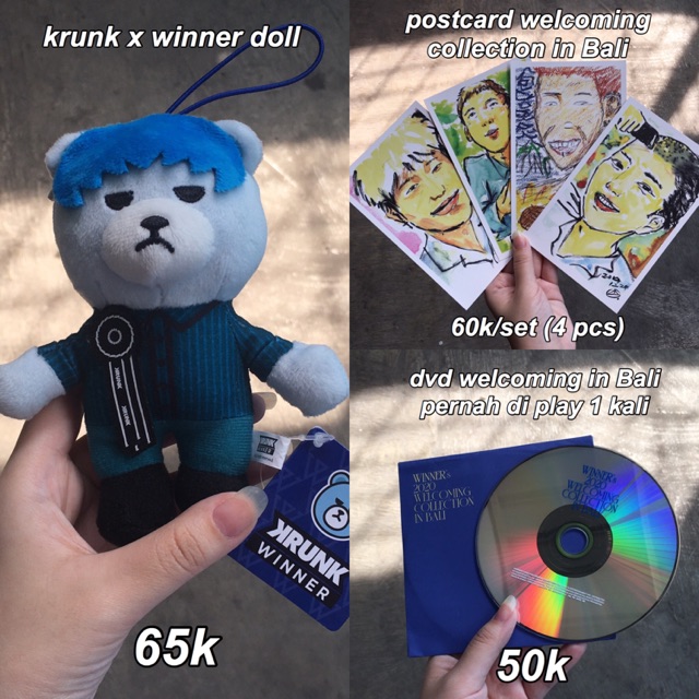 winner krunk doll postcard dvd welcoming