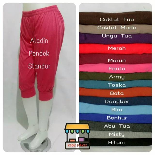 Aladin Pendek all size fit to L