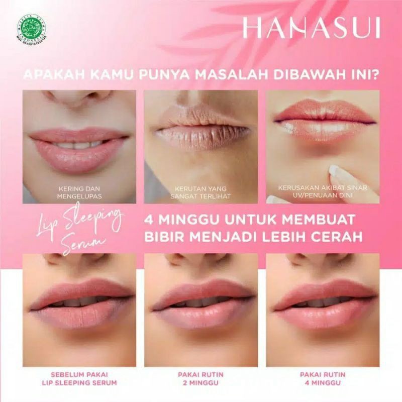 Hanasui Lip Sleeping Serum 100% Original