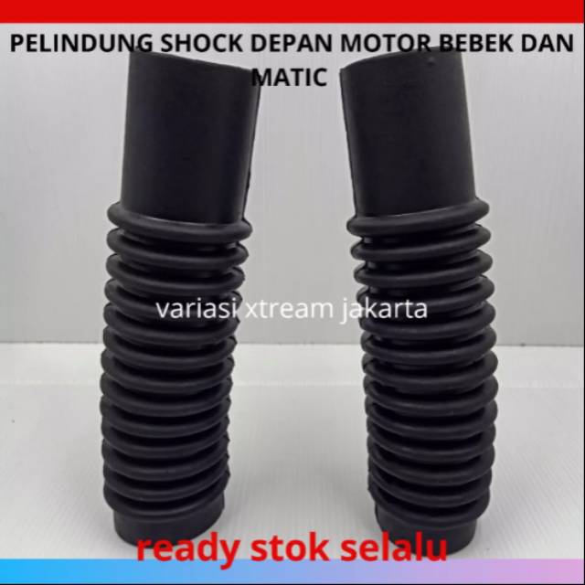 karet pelindung shock depan motor matic dan bebek