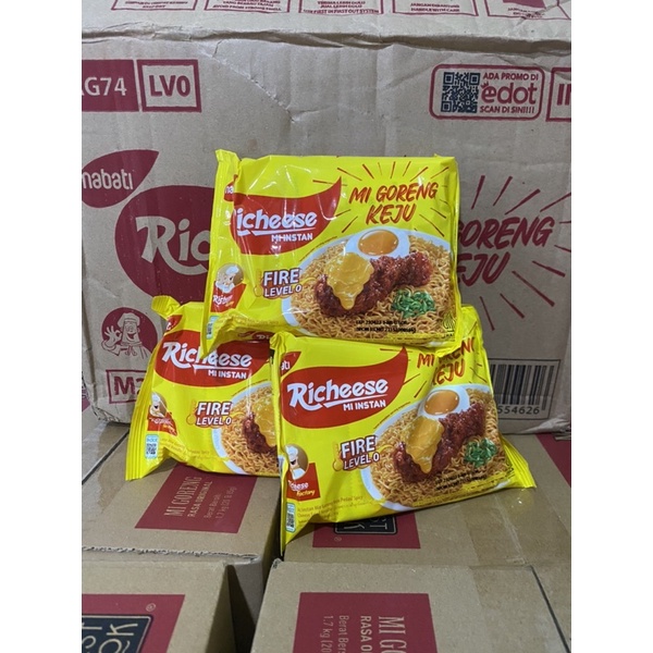 

Mie Goreng Keju Richeese / Mie Keju Richeese Pedas Level 0 Viral Now