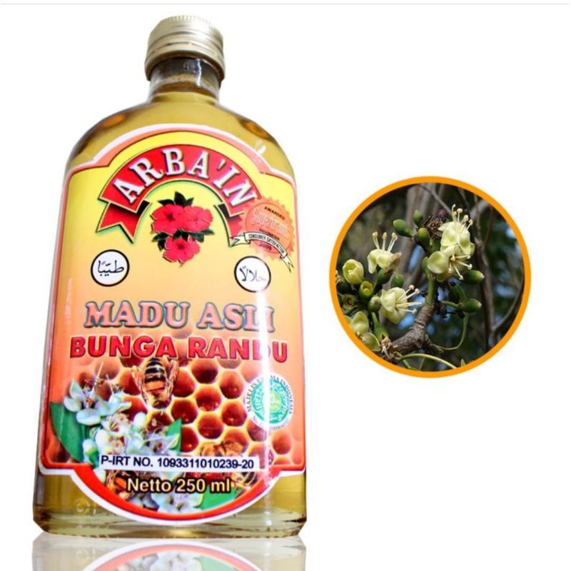 

Madu Asli Bunga Randu Arbain 250ml