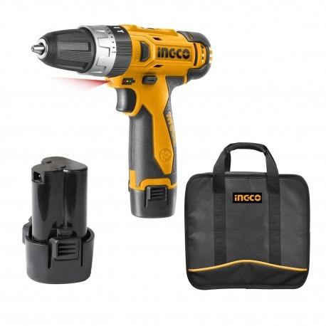Impact Cordless Drill Bor Baterai Beton INGCO 12v Litium