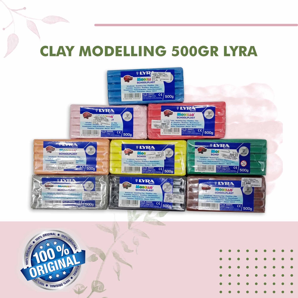 

CLAY MODELLING 500GR LYRA / MIX COLOUR