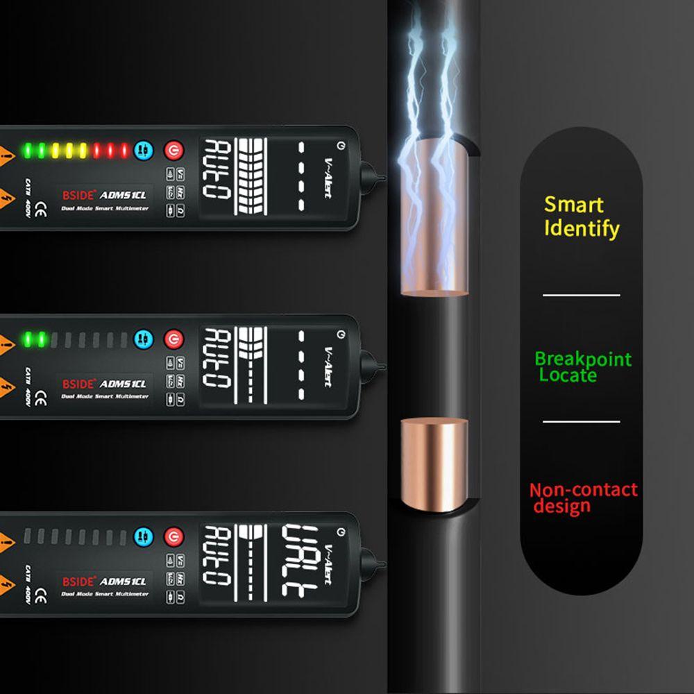 Solighter Voltage Detector Tester Profesional True RMS Pen Voltmeter Sirkuit Volt Tester