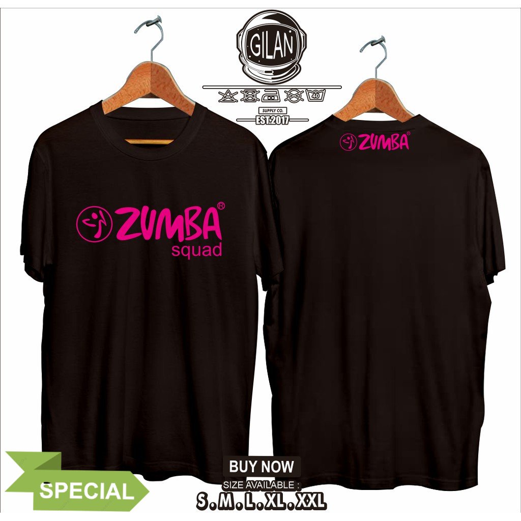 Kaos Baju ZUMBA SQUAD FITNESS Kaos Senam Sport Aerobic - Destroku Cloth