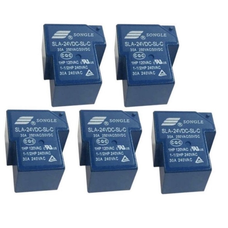 relay kodok songle 24v 24volt 24 volt 30a 30ampere 30 ampere bemo sla sl 24v sl c 6p 6pin 6 pin