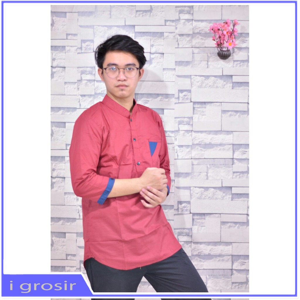 BAJU KOKO PRIA DEWASA LENGAN PENDEK KOKO PUTIH LENGAN PENDEK XXL BAJU MUSLIM PRIA PUTIH POLOS