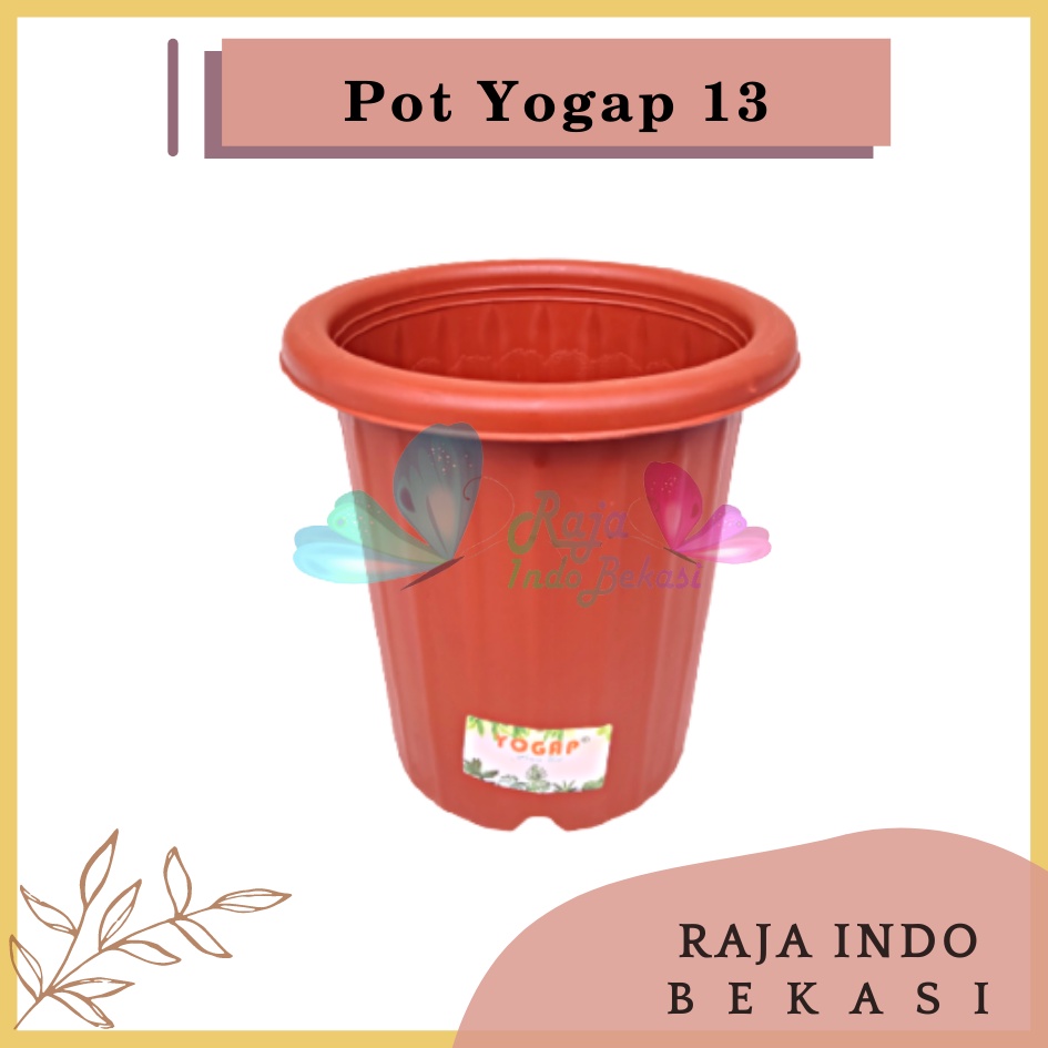 Pot Yogap 13 Merah Bata Coklat Bata Tinggi Tebal Berkualitas Pot Yogap 10 13 15 17 18 Murah