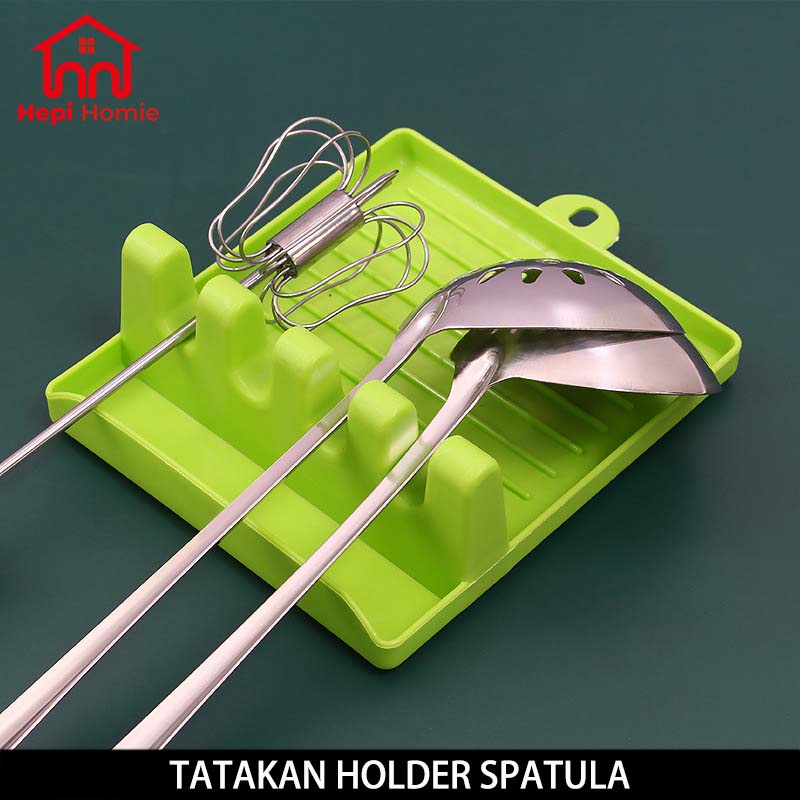 [HH] TATAKAN ALAT MASAK DAPUR / HOLDER SPATULA / RAK GANTUNG MULTIFUNGSI ALAS SENDOK TUTUP PANCI