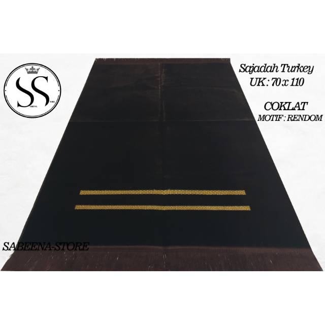 Sajadah Bulu Turkey Turki Polos Motif Minimalis By Sabeena.Store