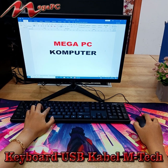 PROMO Keyboard M-Tech Kabel USB