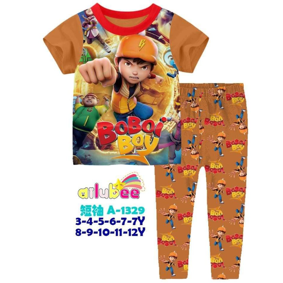 11Y  - BOBOIBOY BAJU TIDUR TEEN COWOK AILUBEE A1329