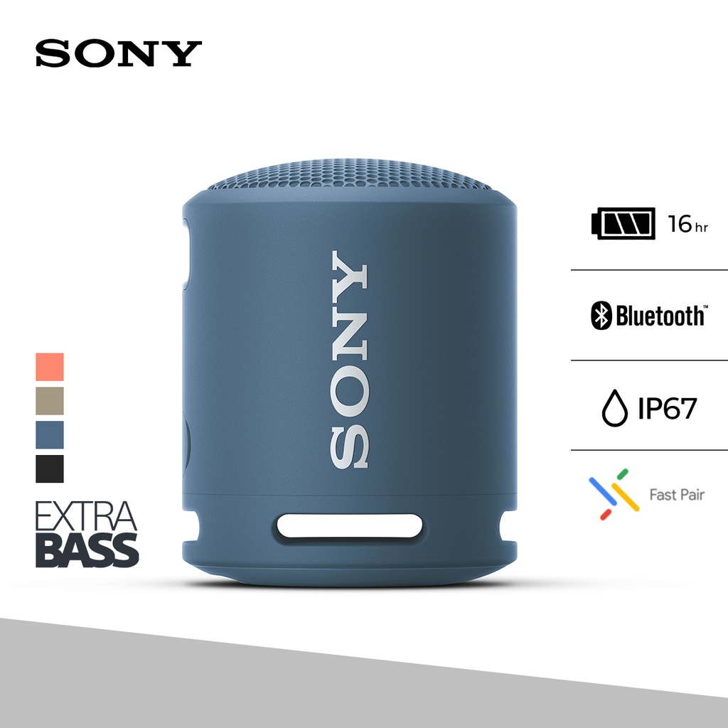 Speaker Sony SRS-XB13 Speaker Bluetooth Extra Super Bass Battery Up to 16h - Blue Portable Wireless Speaker-1
