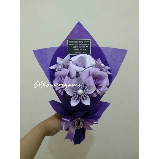 Promo Buket Bunga Mawar Origami Menarik Shopee Indonesia