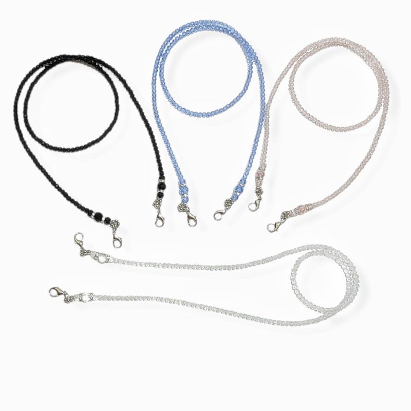 Kalung Masker Strap Kimberly Full Crystal Diamond Series Luxury Premium Gantungan Masker Hanging