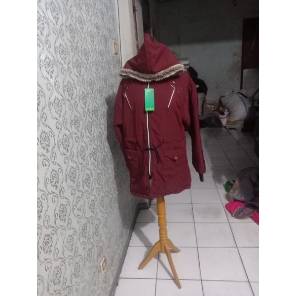 BISA(COD) JAKET KEMBUNG WANITA HIJAB TUNIK HANGAT&amp;STAYLISH-JAKET PARKA-JAKET PADDING-JAKET MUNCAK