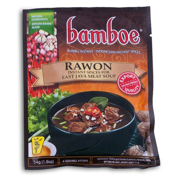 

BAMBOE Rawon Bumbu Instant 54g - East Java Meat Soup Spices