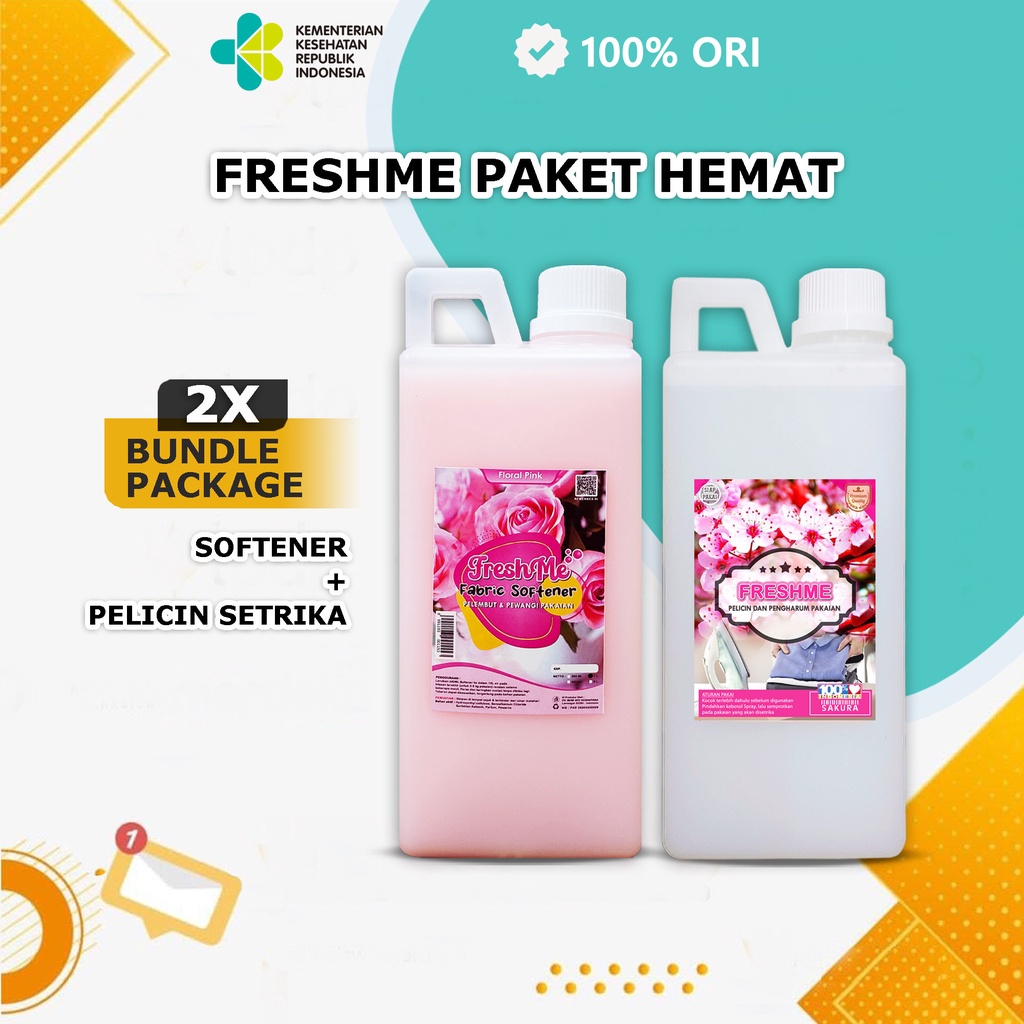 [BUNDLE] Parfum Laundry NON Alkohol + Softerner Laundry, Pengharum Pakaian Loundry