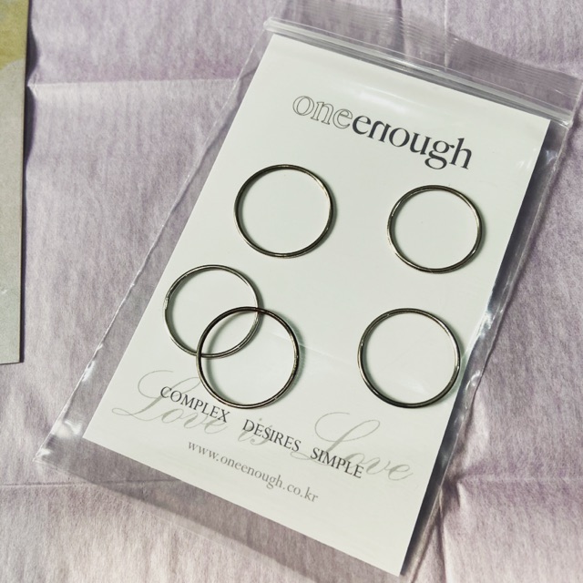 Jual Mikro Five Ring Set Korean Brand Oneenough Bts V Ring Cincin Taehyung Cincin Jungkook Indonesia Shopee Indonesia