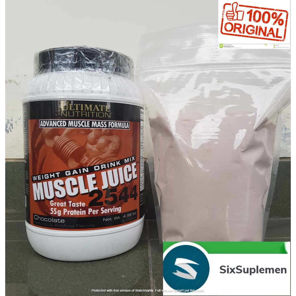 (Bonus Sample) Ultimate Nutrition Muscle Juice 2544 bukan revolution 1 Lbs (450 GRAM)