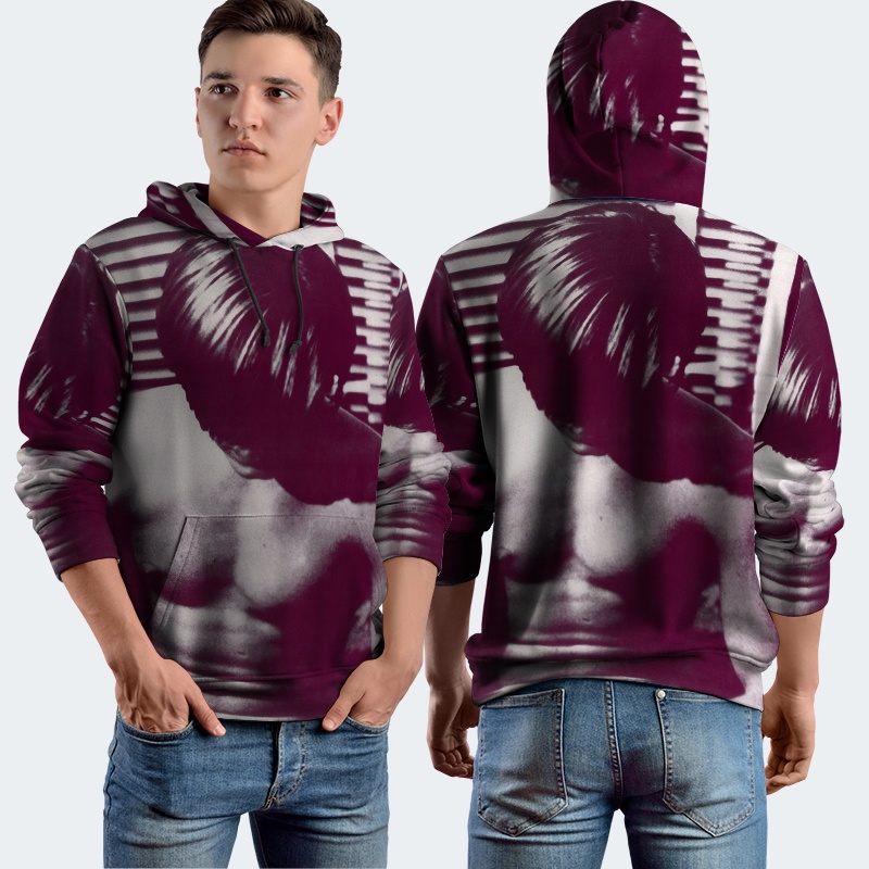 Jaket Hoodie Fullprint The Smith Bahan Polyester Jersey