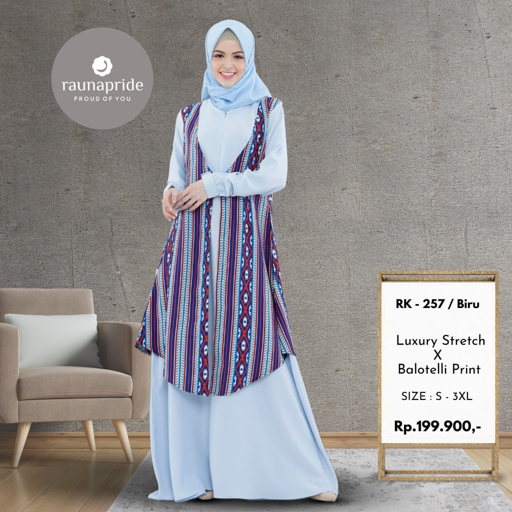 Gamis Rauna Terbaru  / RK - 257/258 / Fashion Muslim