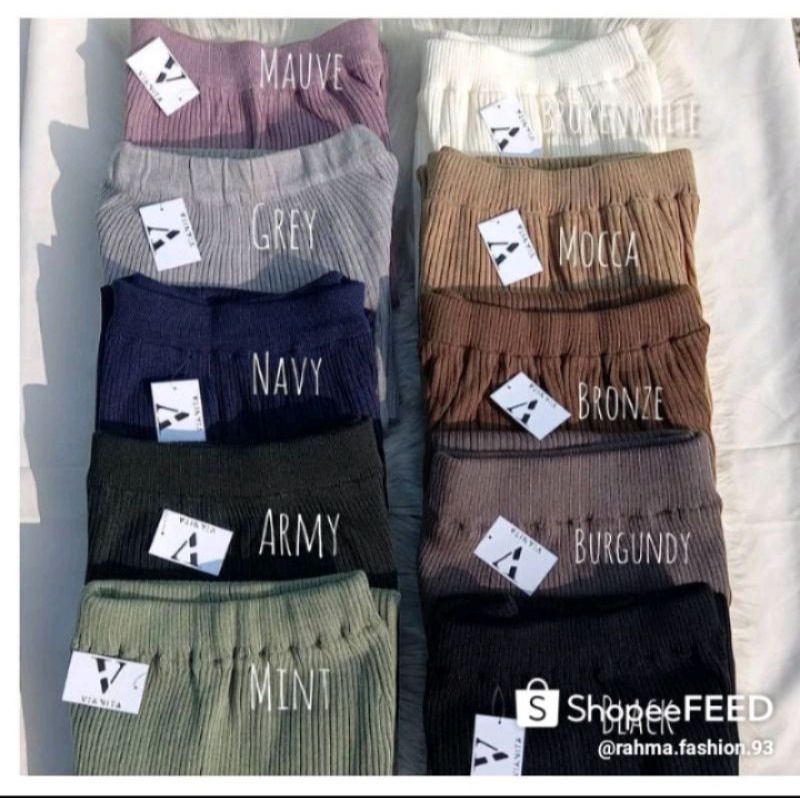 ROK PREMIUM ROK RAJUT SPAN PENDEK | MIDI SKIRT PREMIUM | ROK SPANT OUTER KNIT | ROK PENDEK