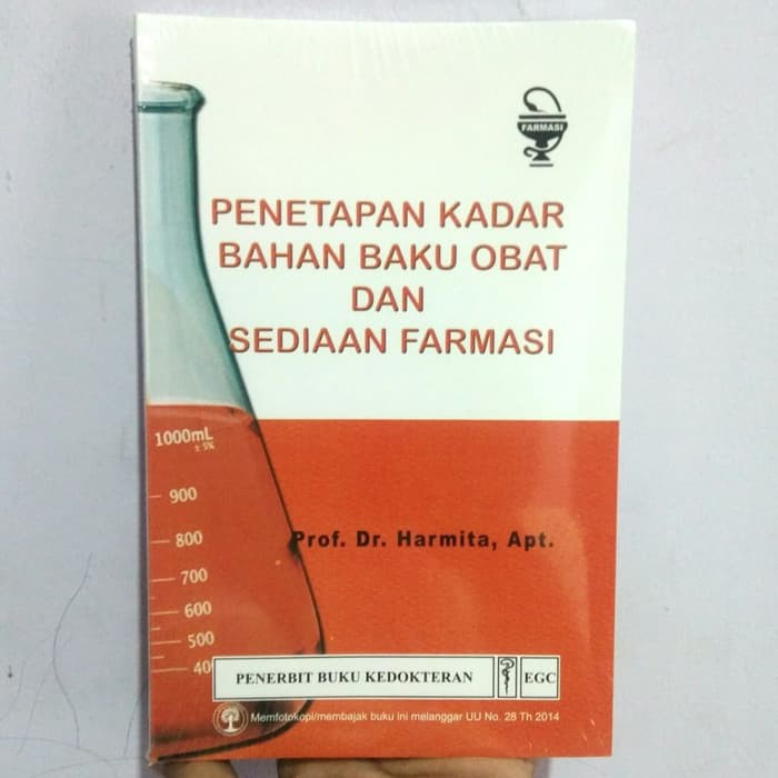 Penetapan Kadar Bahan Baku Obat amp Sediaan Farmasi  ProfDr Harmita