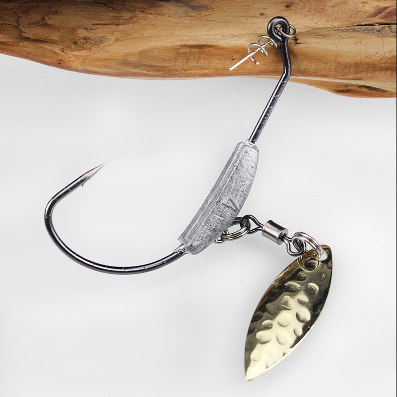 Kail Pancing Ikan Bass 4.5g 5.5g 7.2g Dengan Kait Twistlock Offset