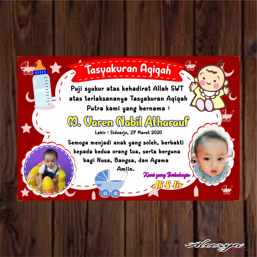 

Cetak Stiker Tasyakuran Aqiqoh Kelahiran Bayi Ulang Tahun