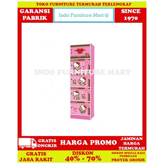 Rak Buku Lemari Buku Minimalis Anak Kea Panel Best Friend