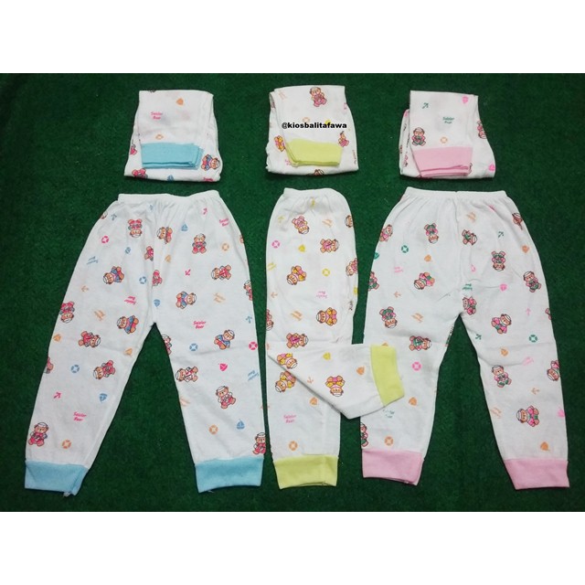 (ISI 6 -12 PC) Celana Panjang Bayi / SNI Pants Baby New Born Celana Bayi Laki Perempuan 0-6 Bulan Kiosbalitaaprillia