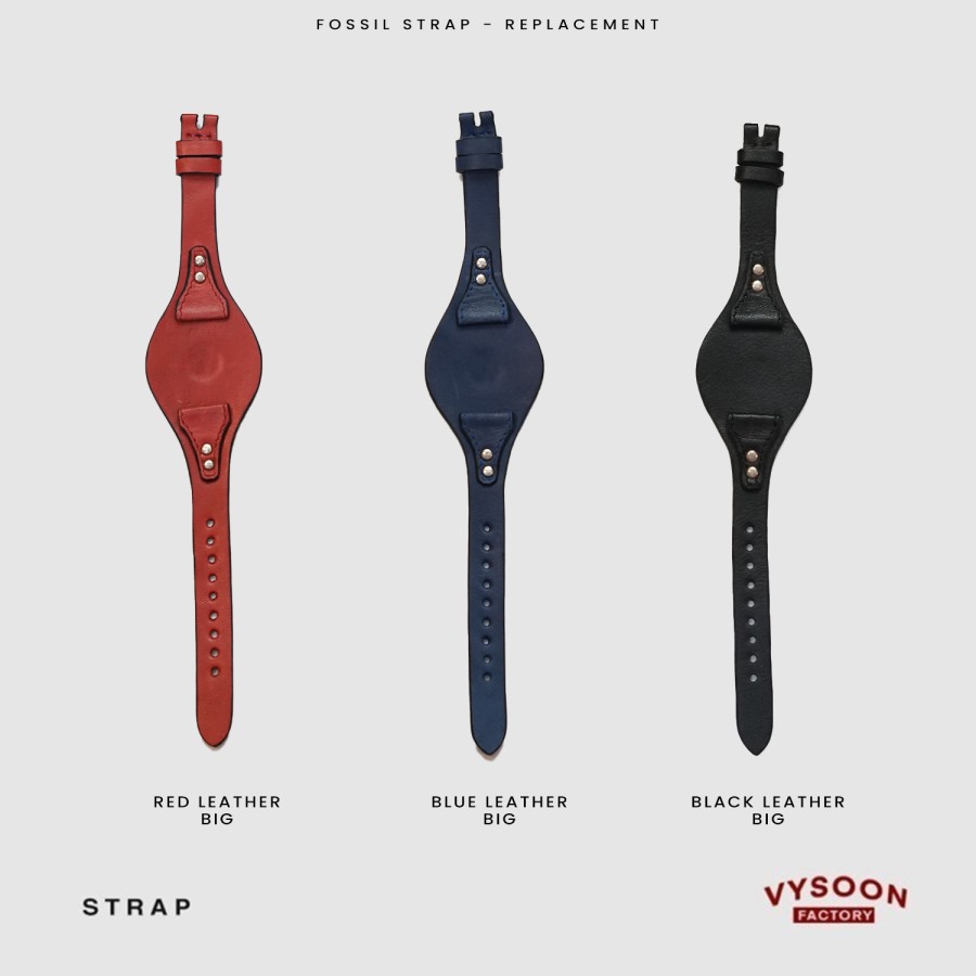 Tali Jam Kulit Asli Pengganti Premium / Replacement Strap Jam Kulit