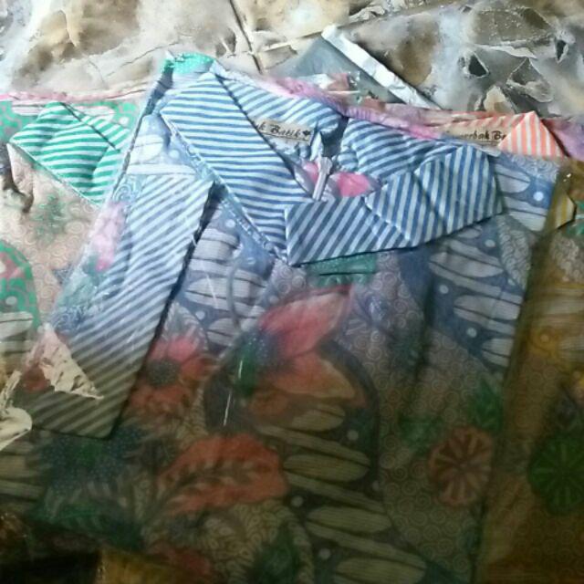 Tunic Afika Santika Pastel #2 Tunic Batik Cantik Tunik Batik Formal Seragaman Batik Kerja Bagus