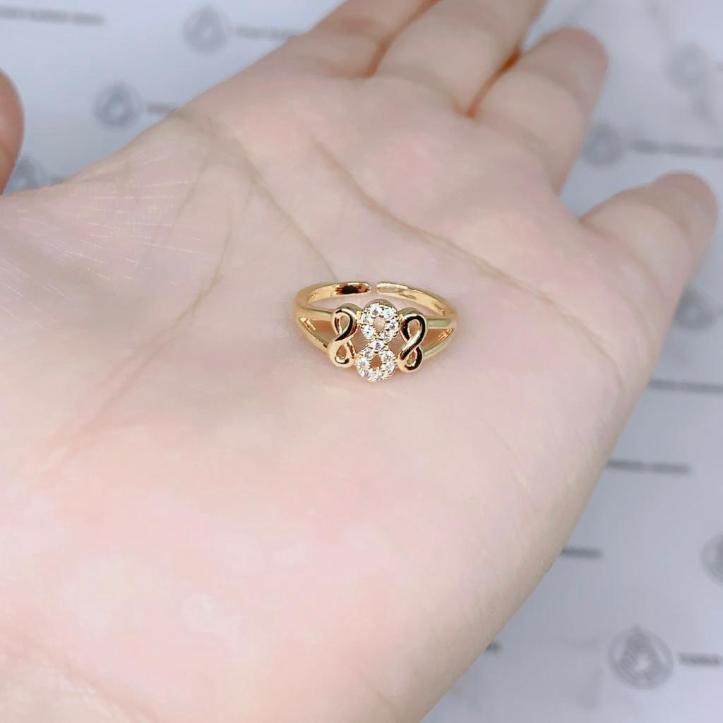 Cincin Anak Perempuan Xuping Gold Motif Permata Satu *10