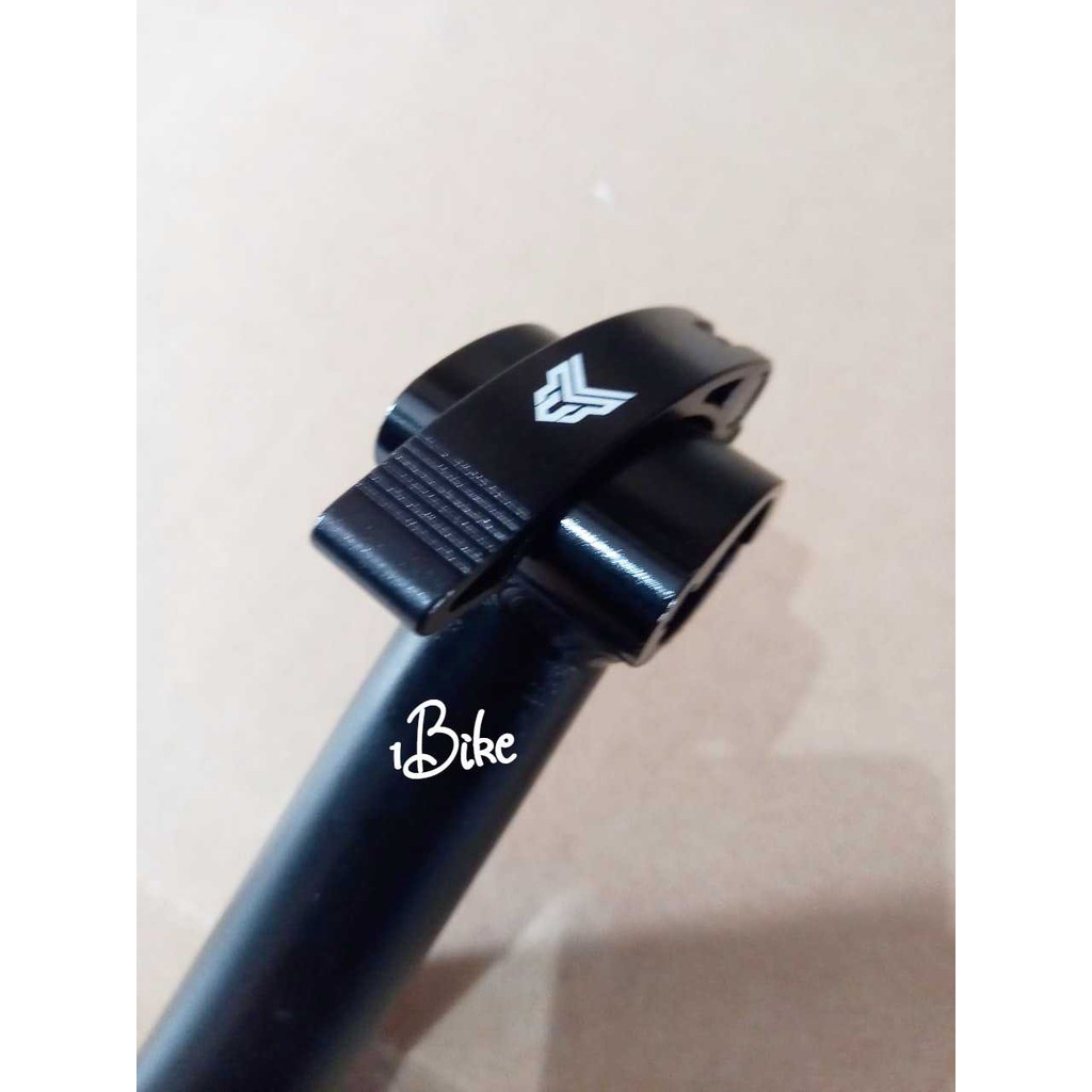 Handlepost MXL Lengkung 400MM Alloy - Hitam