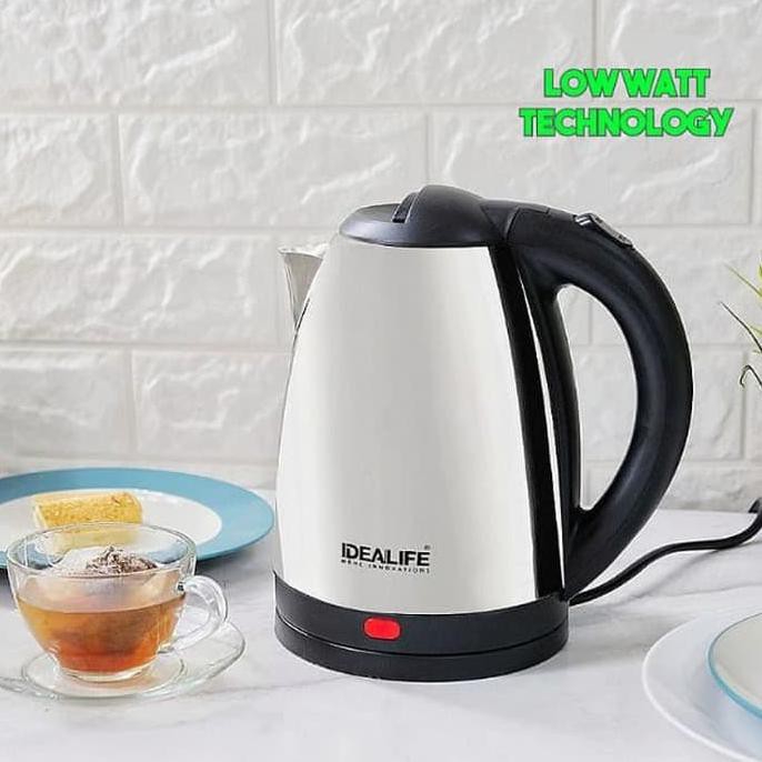 Alat Masak Teko Listrik Teko Pemanas Air Listrik Electric Kettle 1 8lt Low Watt Shopee Indonesia