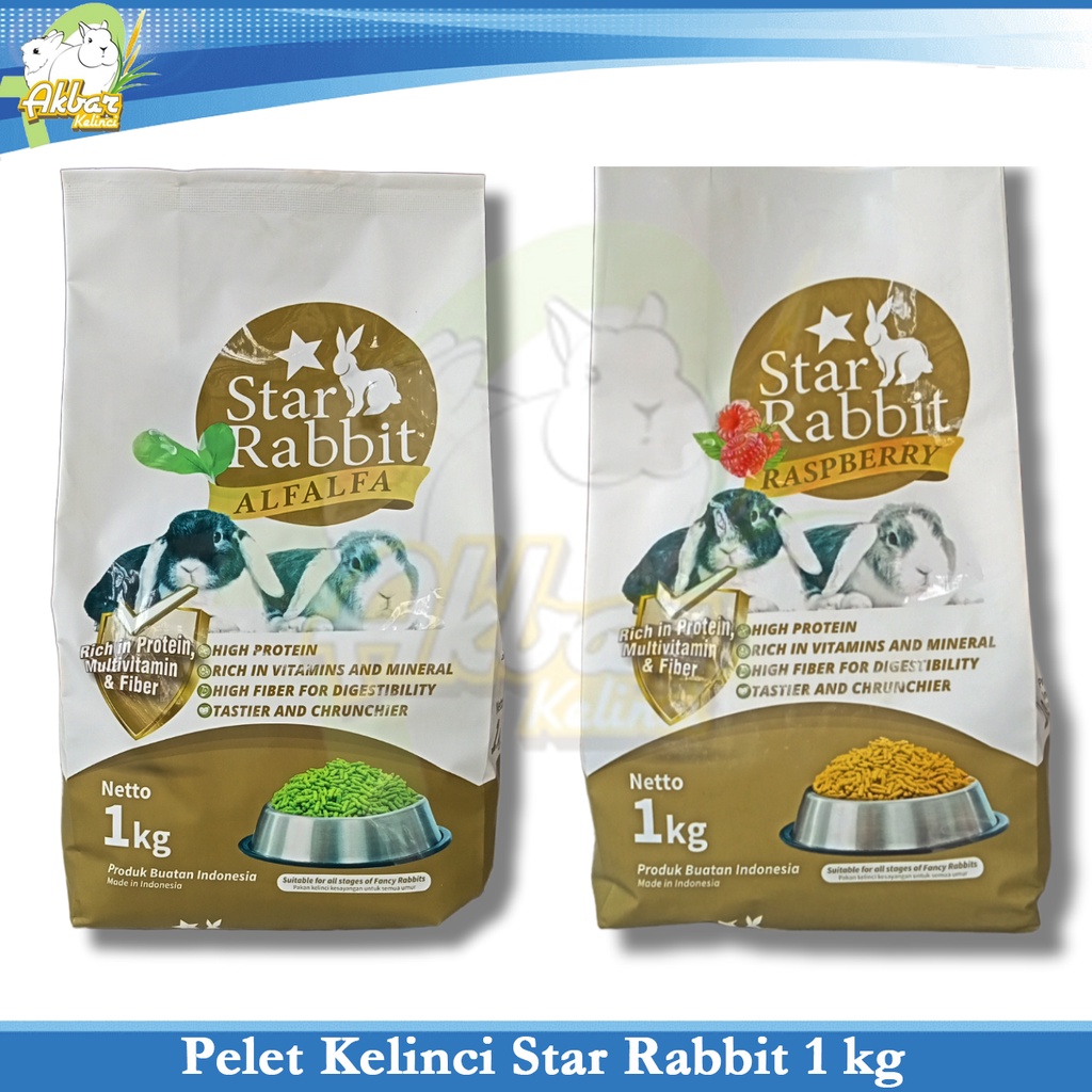 Jual Pelet Kelinci Star Rabbit Kg Freshpack Makanan Kelinci Star