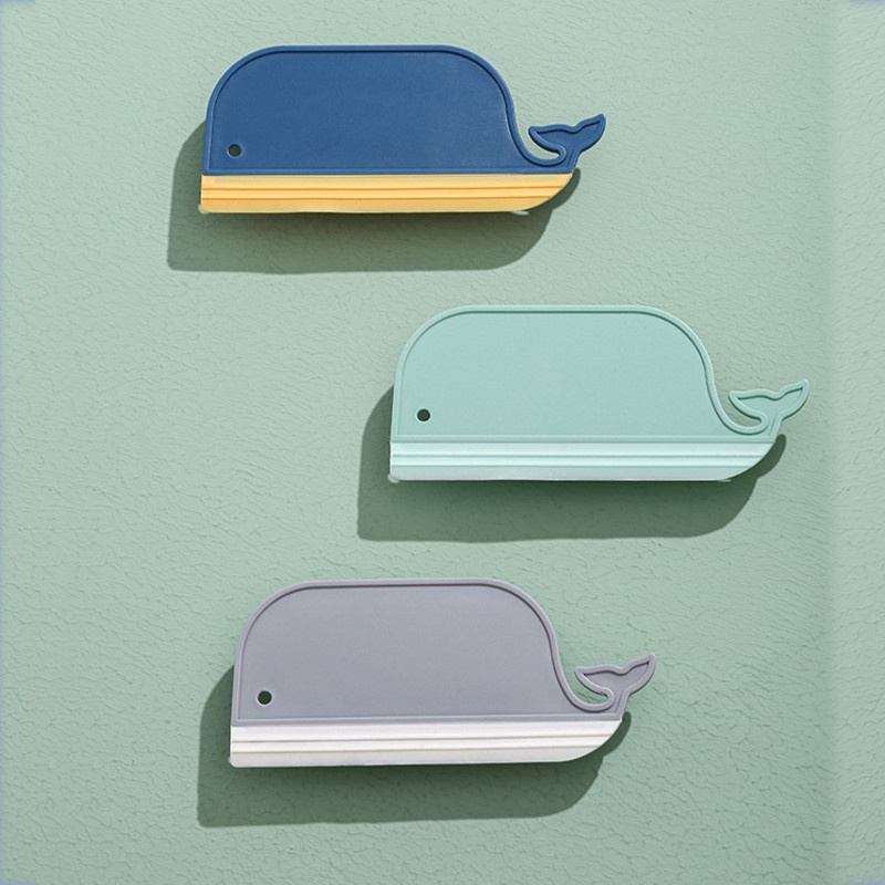 Whale Sikat Pembersih Kaca Mini Untuk Kamar Mandi / Toilet / Wastafel