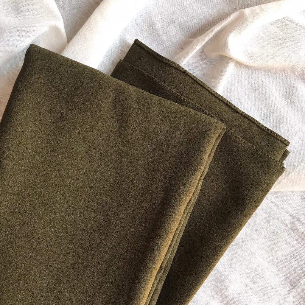 Pashmina Diamond Stretch Italiano / Pashmina Diamond / Jilbab Pashmina-Army