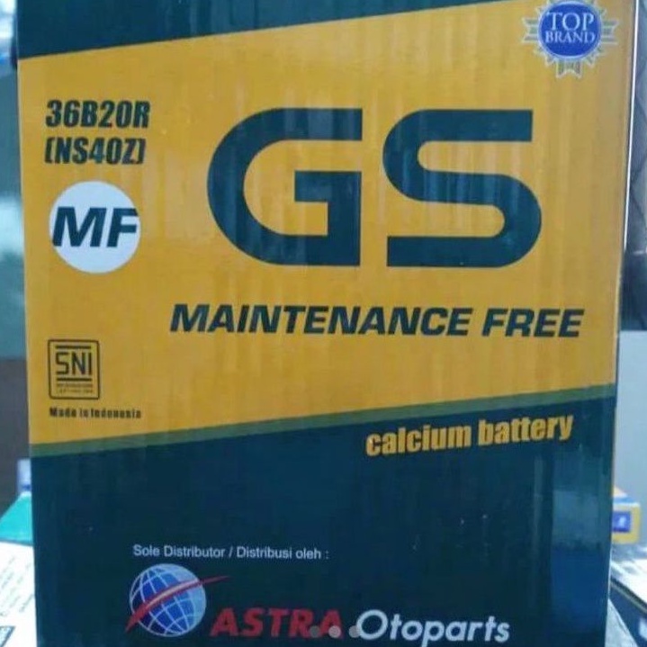 Aki GS MF NS 40 ZL/ Aki Mobil/ Ertiga, Jazz, Mobilio