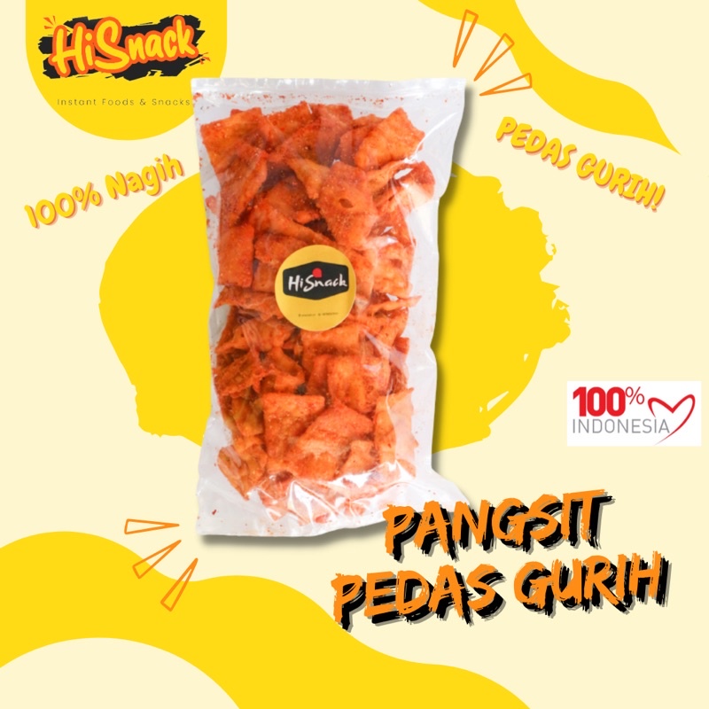 

KERIPIK PANGSIT PEDAS 130gram