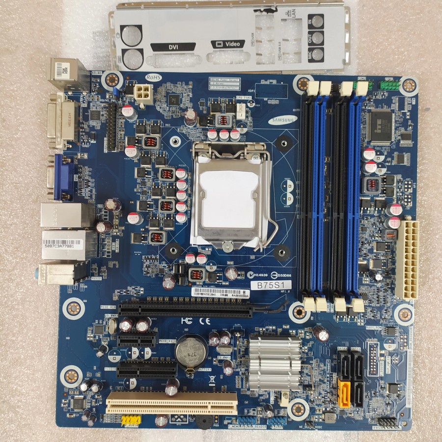 paket mainboard b75 + i5 3470 + fan