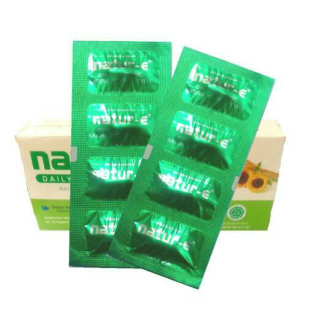 Natur E per strip vitamin E / Natur E ECER PER 1 LEMBAR