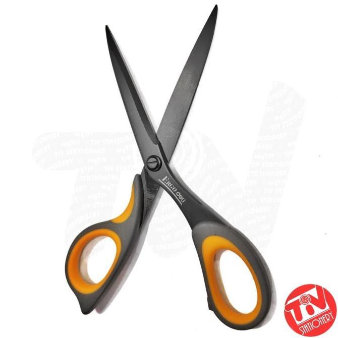 

[[BISA COD]] Gunting Deli Ergo 77757 - 210 mm | Arc Blade | Soft Handle