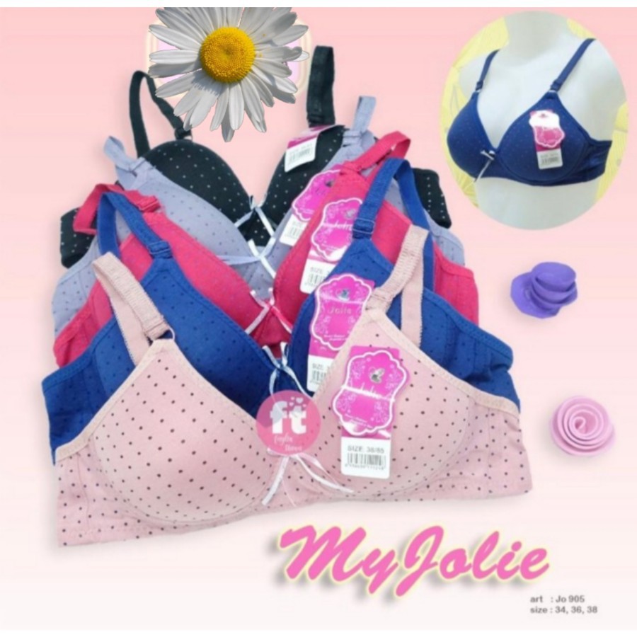 Bra BH My Jolie tanpa kawat wanita remaja murah