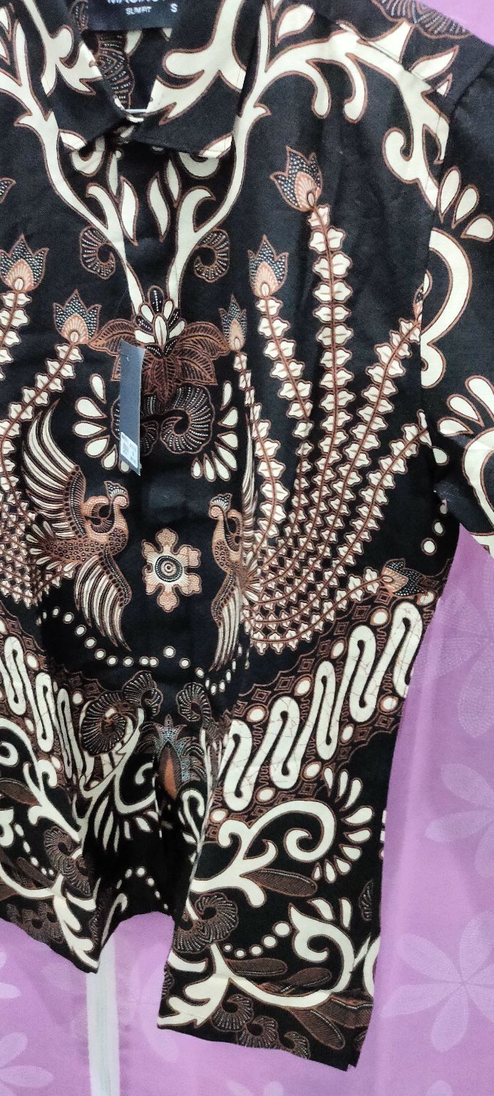 Maginot Kemeja Batik Pria Narendra-ls Lengan Panjang