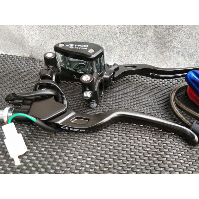 PAKET SET MASTER REM RCB OVAL 14MM SET HANDLE KOPLING E2 SELANG REM TDR KALIPER RCB S SERIES RX KING