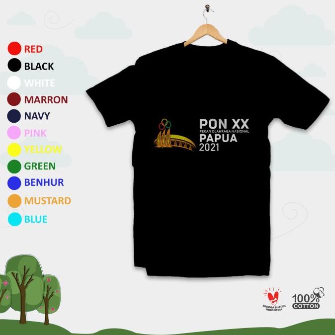 Baju Kaos PON Papua XX 2021 Anak Dan Dewasa Kaos PON 2021 Papua carrad00 Buru Order